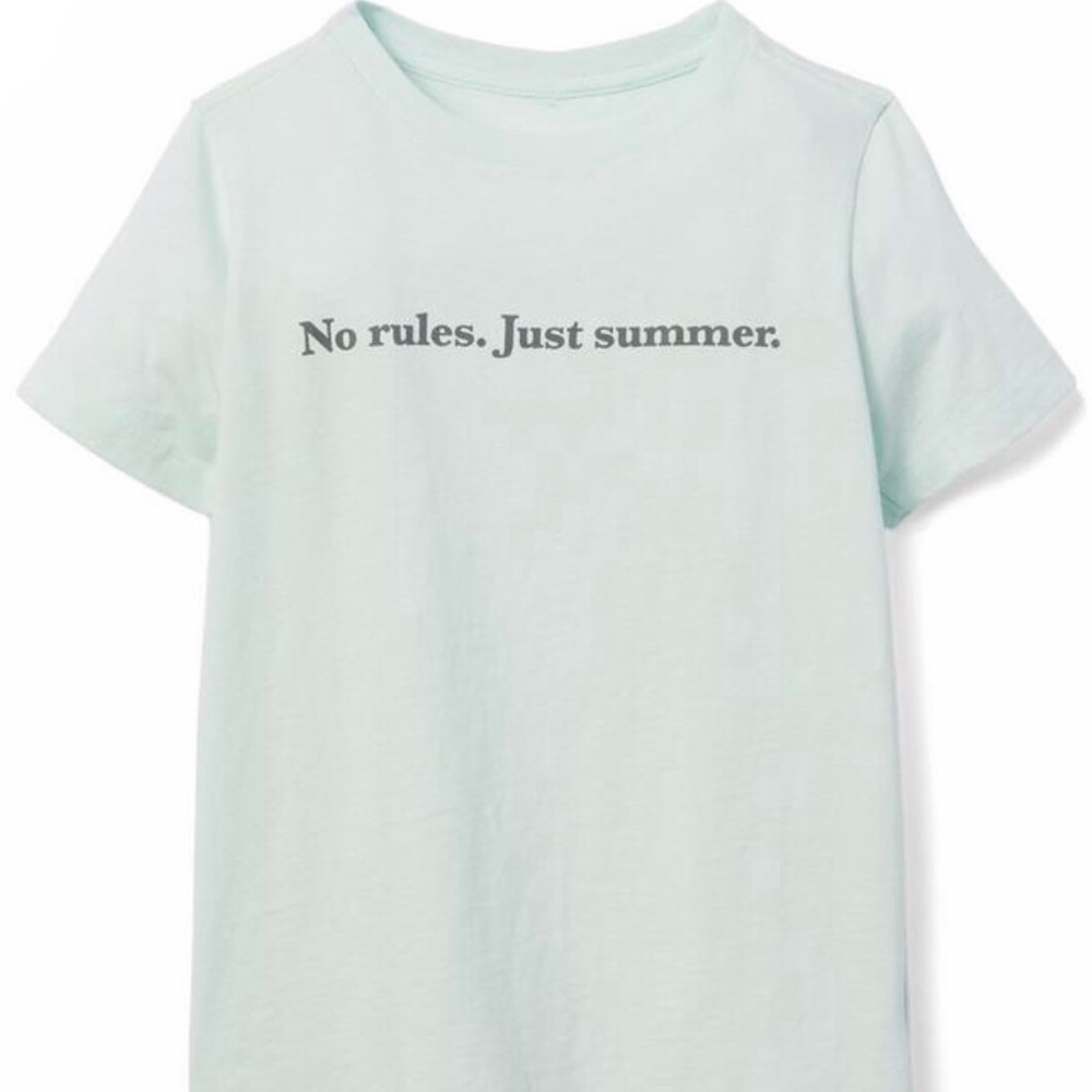 Gymboree XS M Boys Just Summer T-shirt Mint